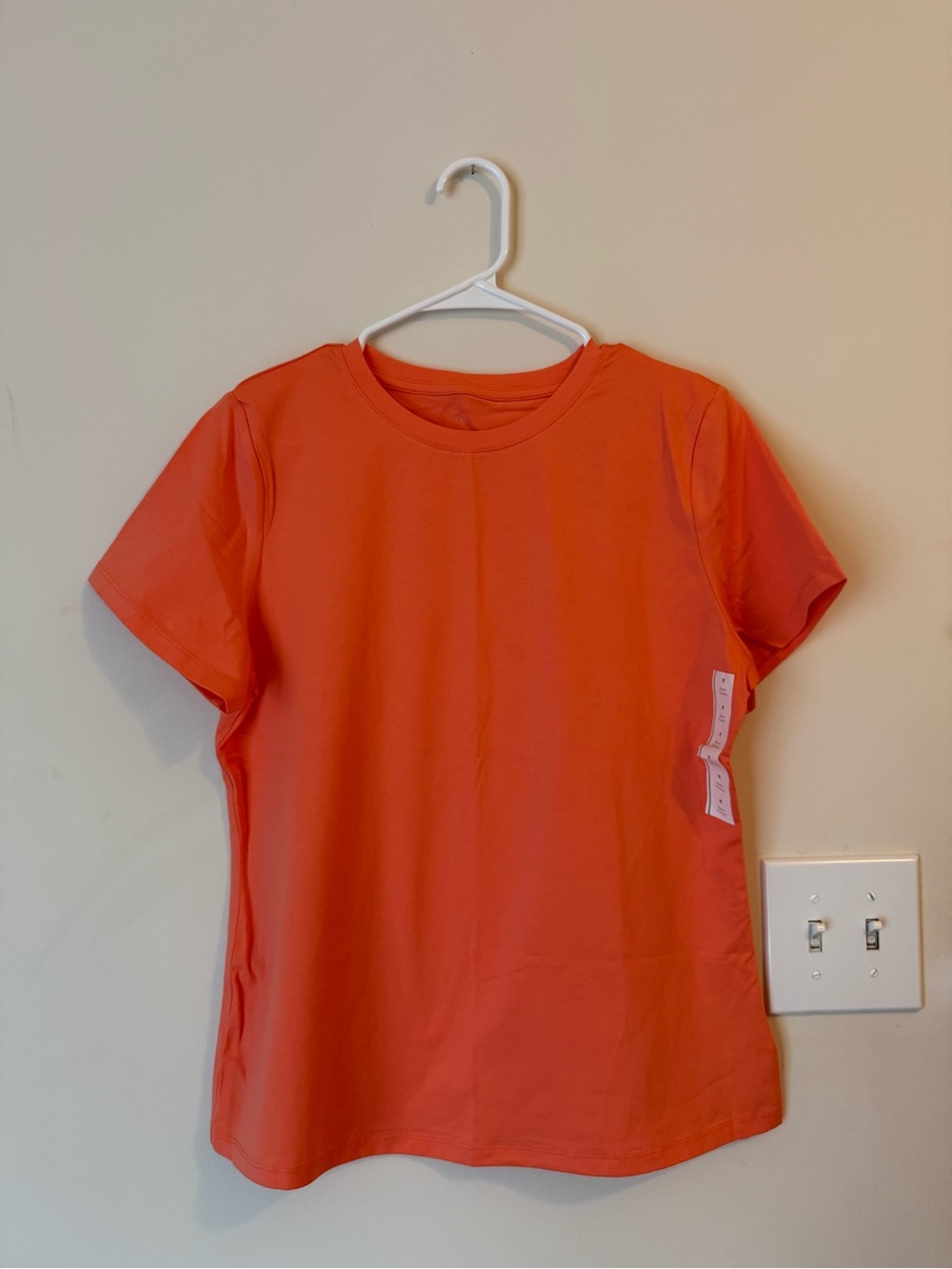a new day Coral-Orange Short Sleeve Crewneck Tee